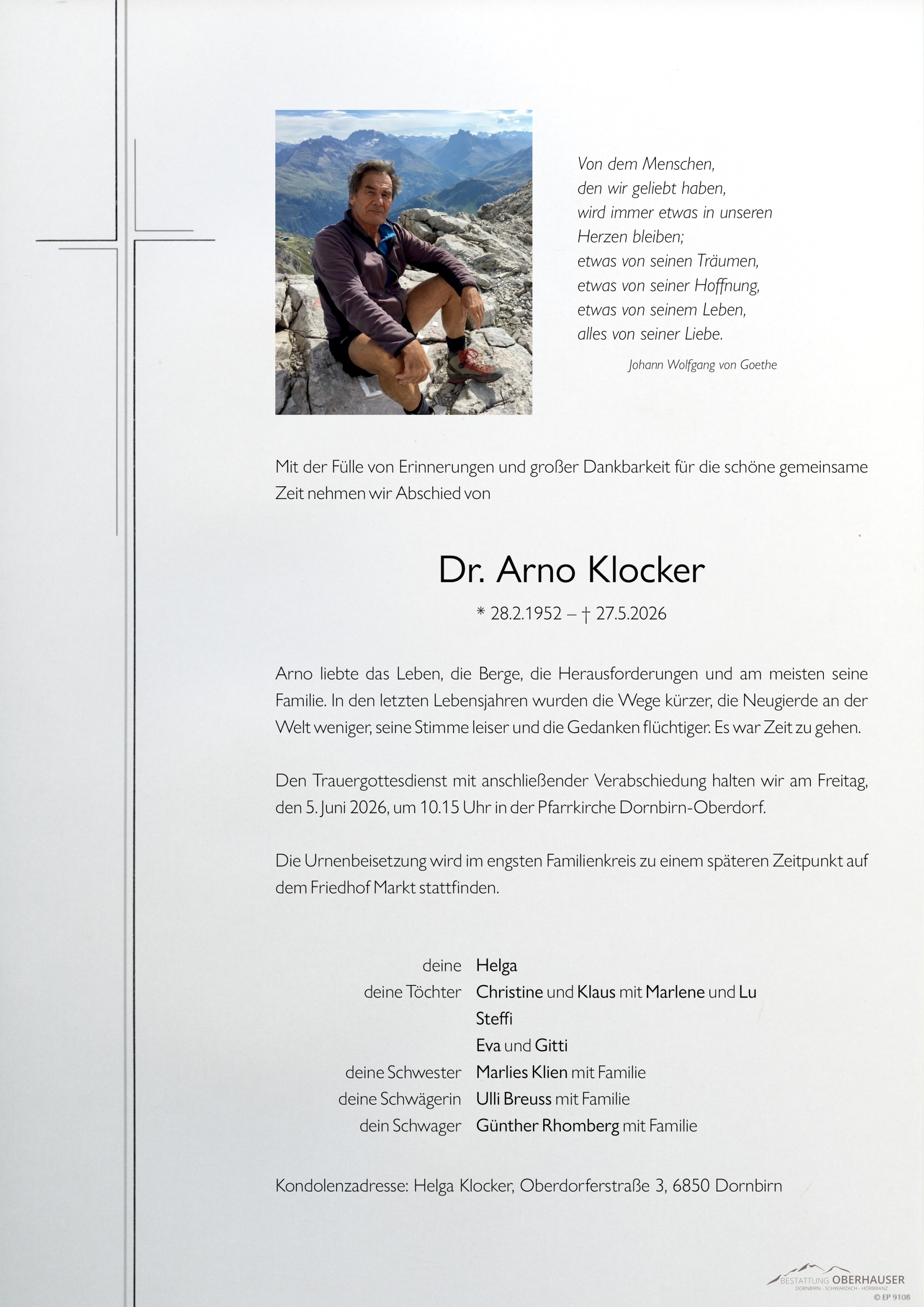 Dr. Arno Klocker